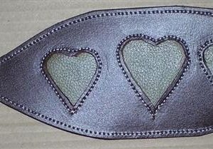 Leather Dog Collar (XPT-4126)