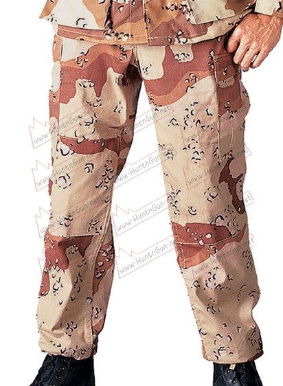 6 Pocket Camouflage Combat Cargo Trousers - USA Desert/Choc Chip (26) :  Amazon.co.uk: Fashion